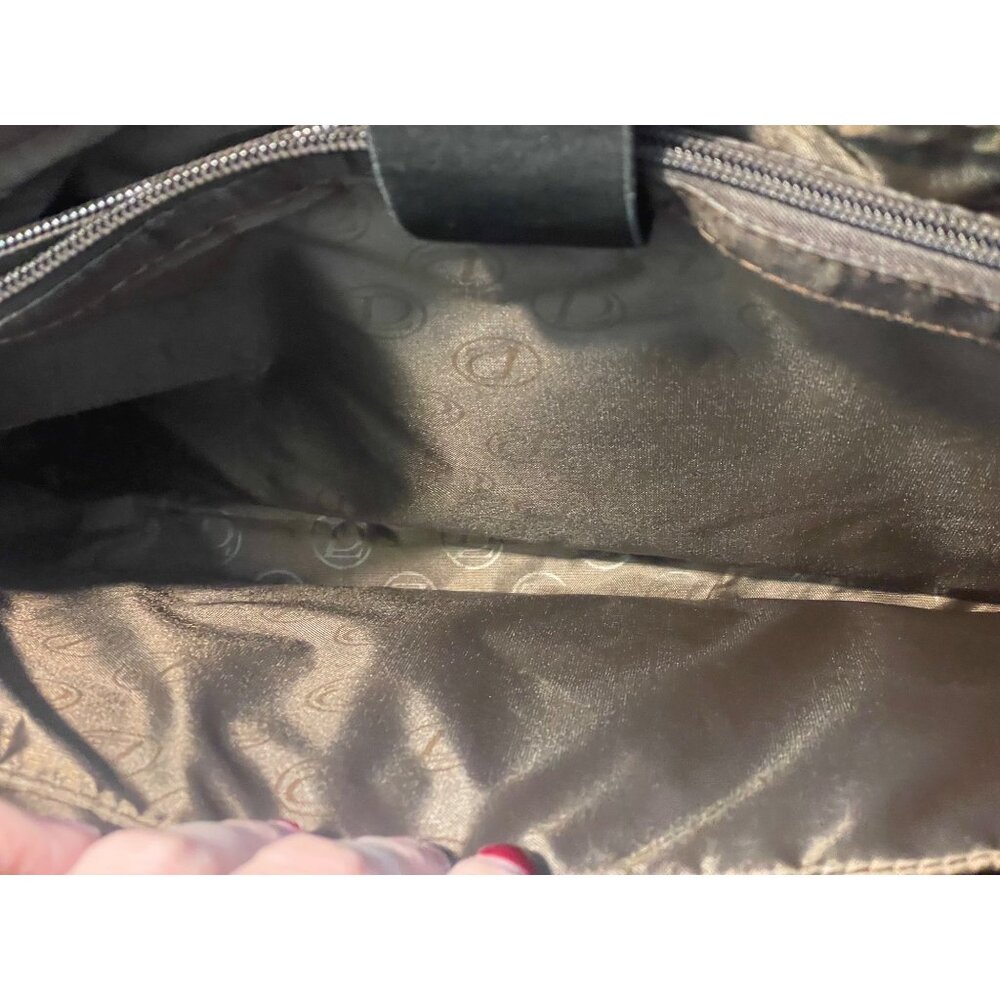 EaseGave Brown Laptop Tote Bag Work Office Satchel No Strap - Picture 6 of 8